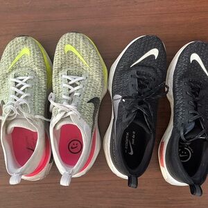 Men’s Nike “invincible run 3” gym shoes x 2